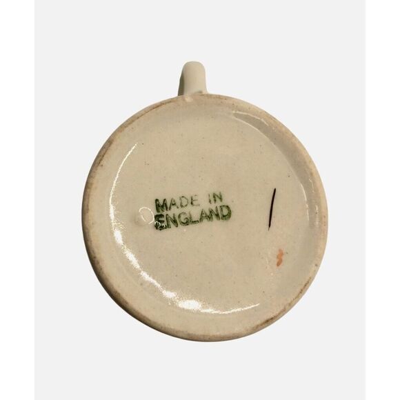 2 VINTAGE CROWN DUCAL WARE DEMI-TASSE TEA CUPS & SAUCERS - ENGLAND "ATLANTA" - Picture 6 of 16